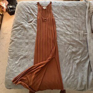 L*SPACE Crochet Knit Maxi Dress